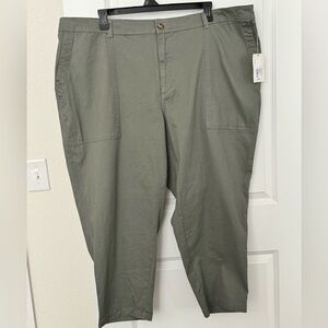 NWT A New Day High-Rise Utility Ankle Pants - size 24W